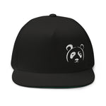 Flat Bill Panda Cap