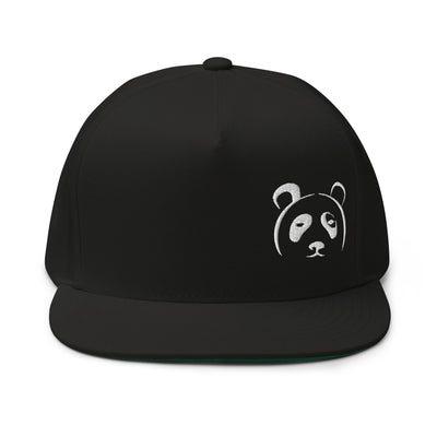 Flat Bill Panda Cap