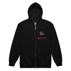 Test Your Greatness Panda Full-Zip Hoodie